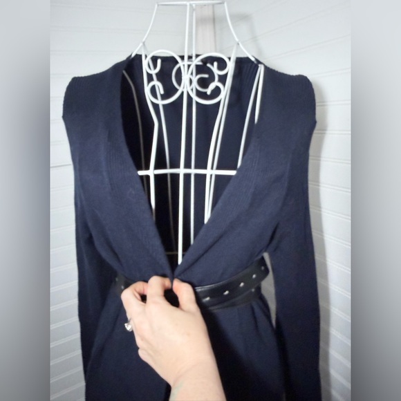 525 America Navy Long Cardigan - Picture 5 of 5